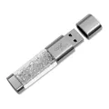 Pen Drive USB x64 GB 3.0 COOL Crystal Blanco